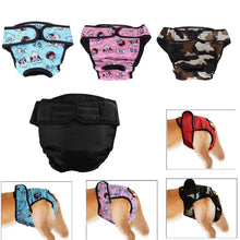 Load image into Gallery viewer, XS-XXL Dog Diaper Physiological Pants Sanitary Washable Female Dog Panties Shorts Underwear Briefs For Dogs