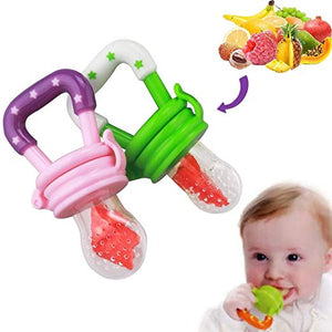 Pacifier,Toddlers Baby Cute Teether Vegetable Fruit Style Toddler Teething Toy Ring Chewable Soother