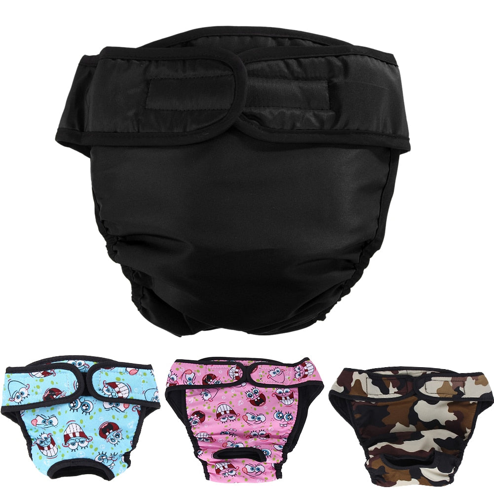 XS-XXL Dog Diaper Physiological Pants Sanitary Washable Female Dog Panties Shorts Underwear Briefs For Dogs