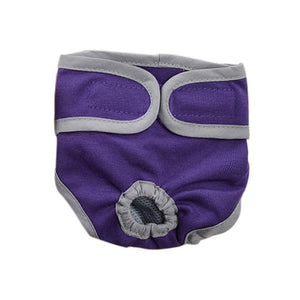 Pet Physiological Pants for Female Small Dog Puppy Washable Durable Doggie Diapers Underwear Short Diaper Pet Underwear