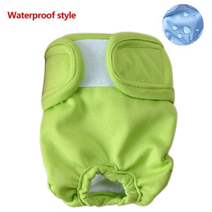 Pet Physiological Pants for Female Small Dog Puppy Washable Durable Doggie Diapers Underwear Short Diaper Pet Underwear